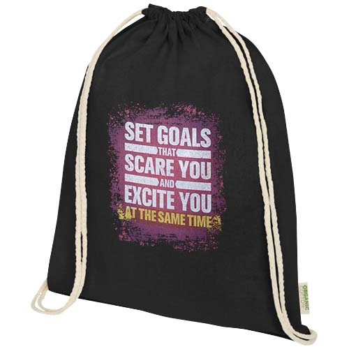 Odisha 140 G/m² OCS Organic Drawstring Bag 5L