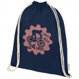 Orissa 100 G/M² GOTS Organic Cotton Drawstring Backpack 5L 10