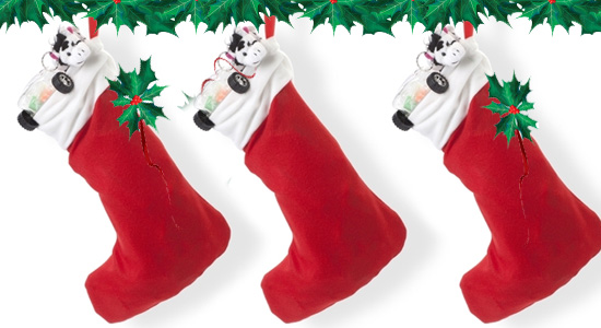 Promotional Polyester Christmas Sock 