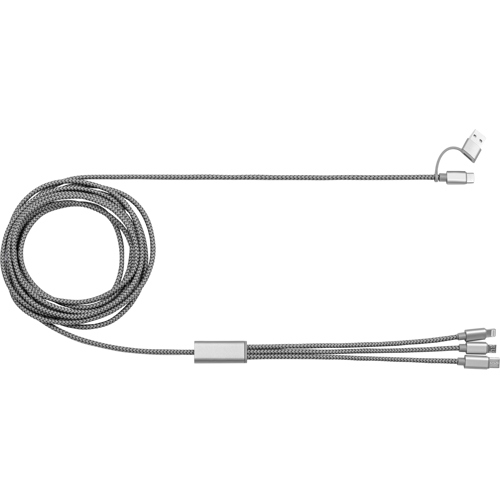The Trident Plus - Brandcharger RPET Charging Cable