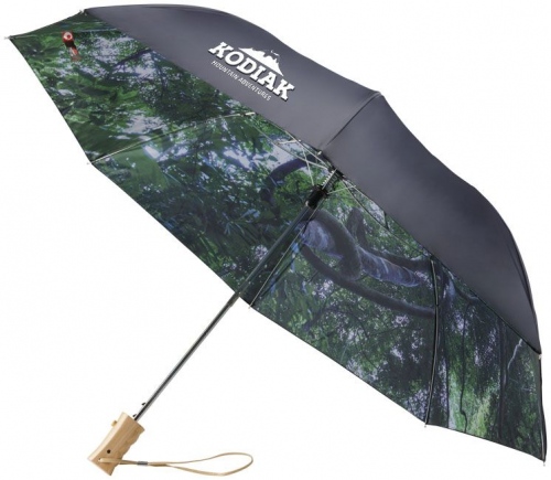 Forest 21" Foldable Auto Open Umbrella