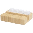 Algol Recycled Plastic Phone Stand and Fidget Toy with Bamboo Details 5