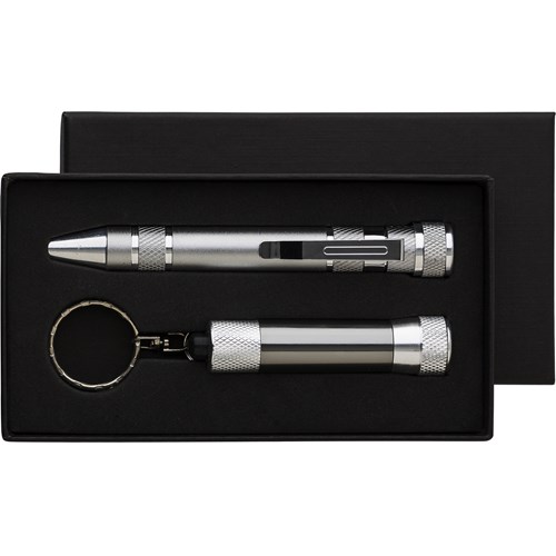 Pen Shaped Screwdriver Set and Torch