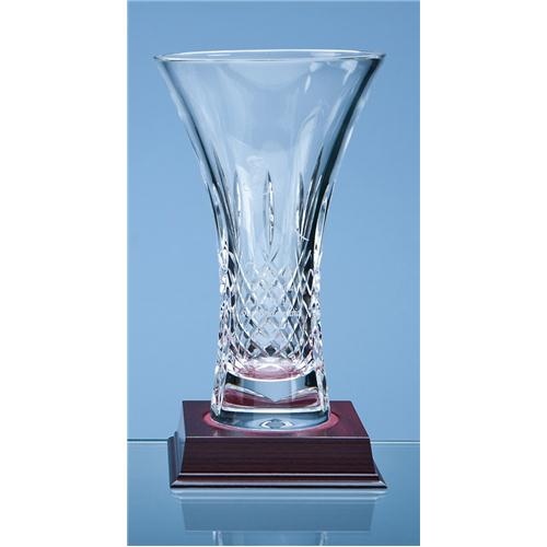 20.5cm Mayfair Lead Crystal Flared Vase