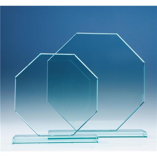 200 mm Octagon, 12 mm Jade Glass Award