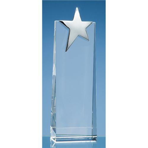 22.5cm Optic Rectangle with Silver Star