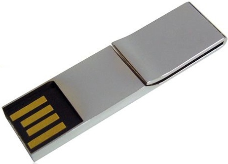 Metal Paper Clip USB Flash Drive
