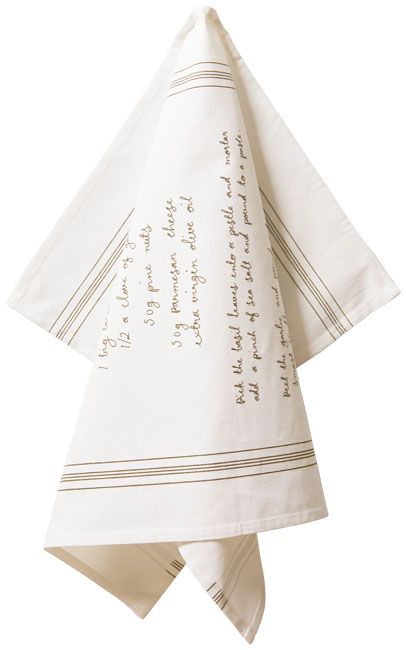 Aberdeen Cotton Recipe Tea Towel