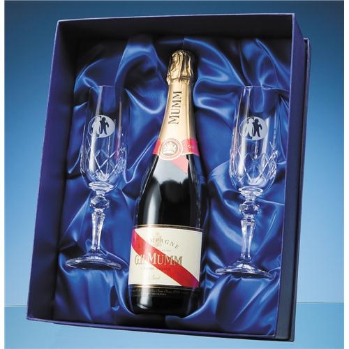 Champagne Set Lined Presentation Box