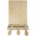 Mancheg Bamboo Magnetic Cheese Board and Tools 5
