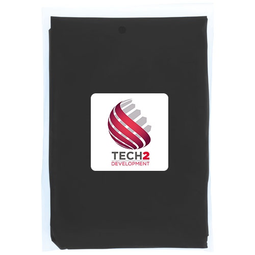 Mayan Recycled Plastic Disposable Rain Poncho with Storage Pouch