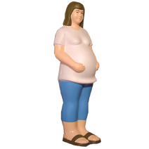 Pregnant Lady Stress Toy