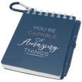 Lig Mini Recycled Outdoor Soft Cover Notebook and Ballpoint Pen Set (Black Ink) 10