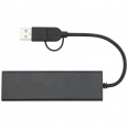 Rise RCS Recycled Aluminium USB 2.0 Hub 4