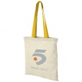 Nevada 100 G/M² Cotton Tote Bag Coloured Handles 7L 8