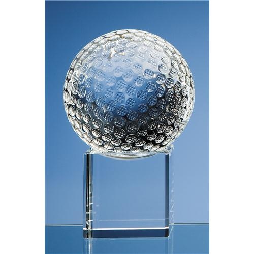 5cm Optic Golf Ball On Clear Base