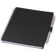 Niove Recycled Plastic Soft Cover Notebook and Ballpoint Pen Set (Blue Ink) 1
