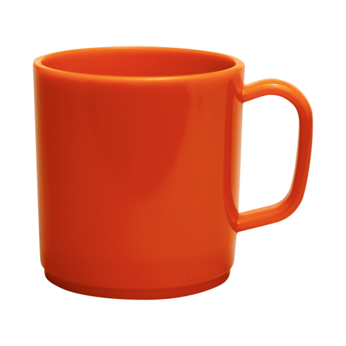 Plastic Mug Orange
