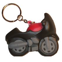 Motorbike Stress Toy Keyring