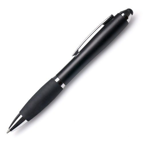 Shanghai Soft Stylus Ball Pen (Black Barrel)