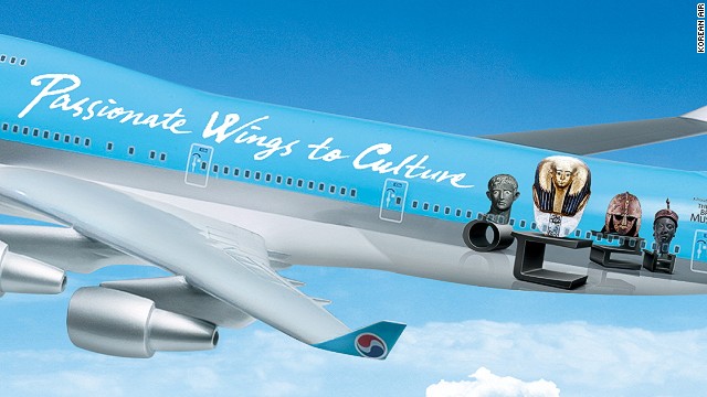 Korean Air's British Museum Themed Plane