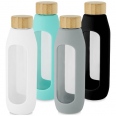 Tidan 600 ml Borosilicate Glass Bottle with Silicone Grip 9