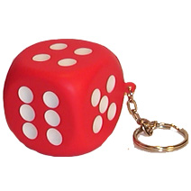 Dice Keyring Stress Toy