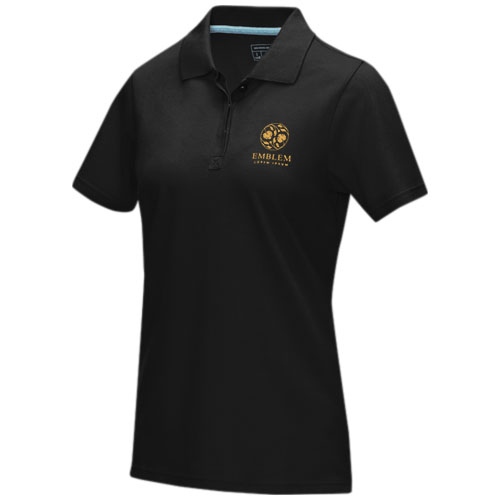 Graphite Short Sleeve WomenS GOTS Organic Polo