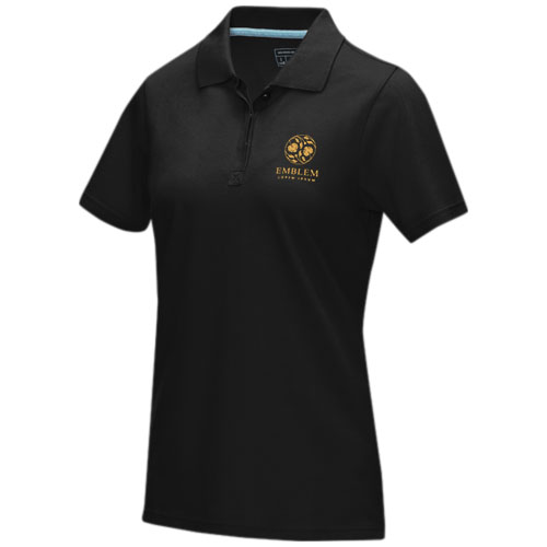 Graphite Short Sleeve WomenS GOTS Organic Polo
