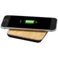 Leaf Bamboo and Fabric Wireless Charging Pad 1