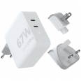 Xtorm XVC2067 Gan Ultra 67W Travel Charger with 100W USB-C PD Cable 1