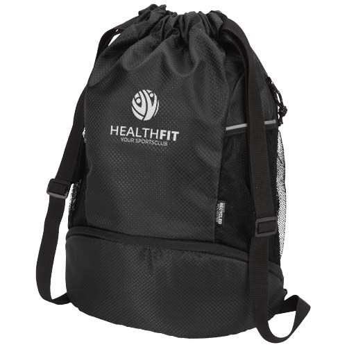 Varyon GRS Recycled Sports Drawstring Bag with Bottom Compartment 18L