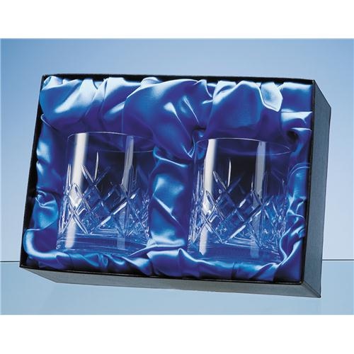 Whisky Pair Satin Lined Presentation Boxes