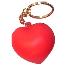 Love Heart Keyring Stress Toy