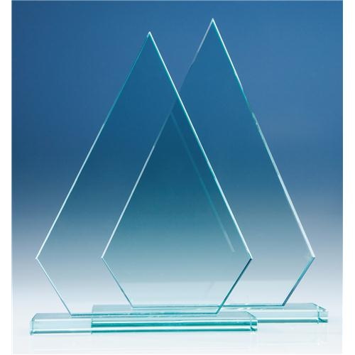 230 mm Peak, 12 mm Jade Glass Award