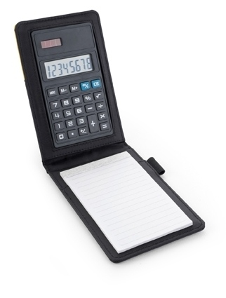 Poylester Note Book And Calculator