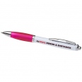 Curvy Ballpoint Pen with White Barrel 3