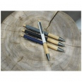 Darius Recycled Aluminium Ballpoint Pen (Black Ink) 5