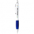Nash Ballpoint Pen White Barrel and Coloured Grip 7