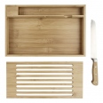 Pao Bamboo Cutting Board with Knife 7