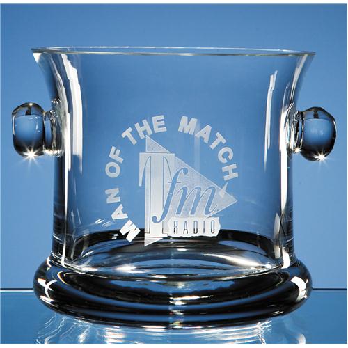 Lead Crystal Ice Bucket