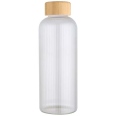 Mirage 650 ml Single-walled Borosilicate Glass Bottle with Bamboo Lid 3