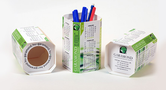 Promotional Calendar Pen Pot