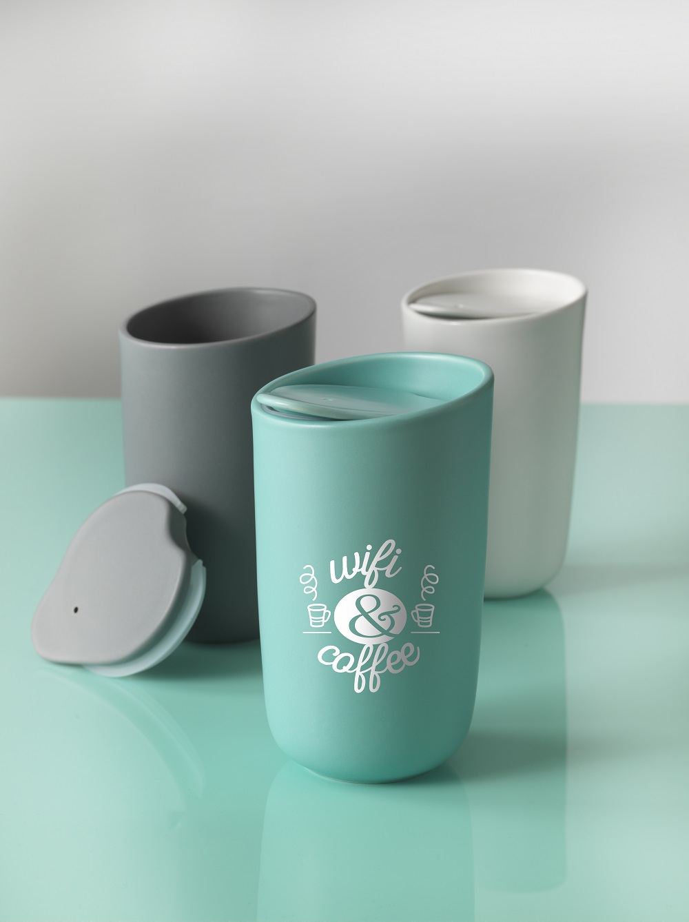 MECHANEX 2019 branded takeaway mugs