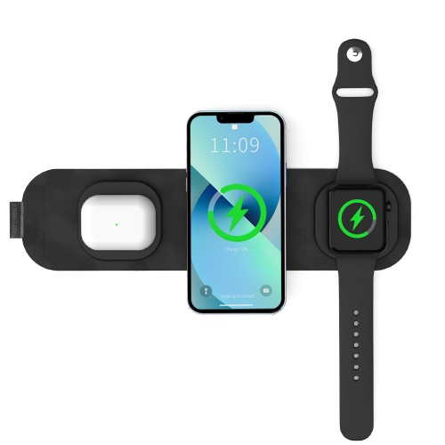 Orion 15W 3 in 1 Wireless Charging Foldable Pad