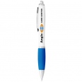 Nash Ballpoint Pen with White Barrel and Coloured Grip 14