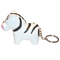 Zebra Keyring Stress Toy