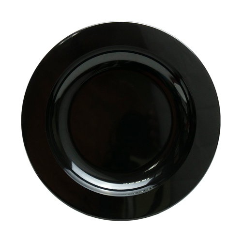 Plastic Plate Black