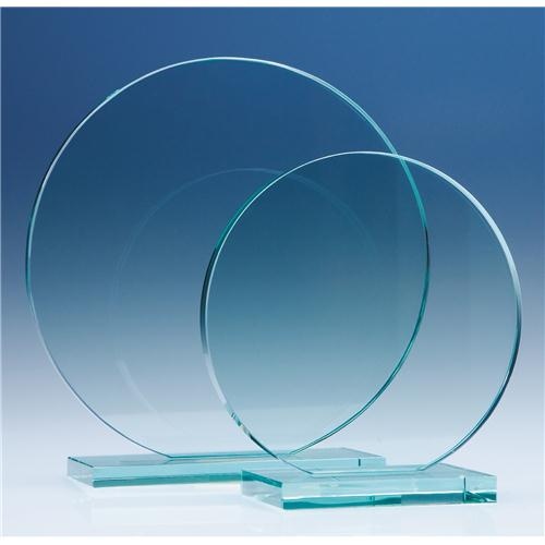 20cm Jade Glass Circle Award
