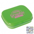 Flat Hinged Tin with Fruit Heart Sweets 11